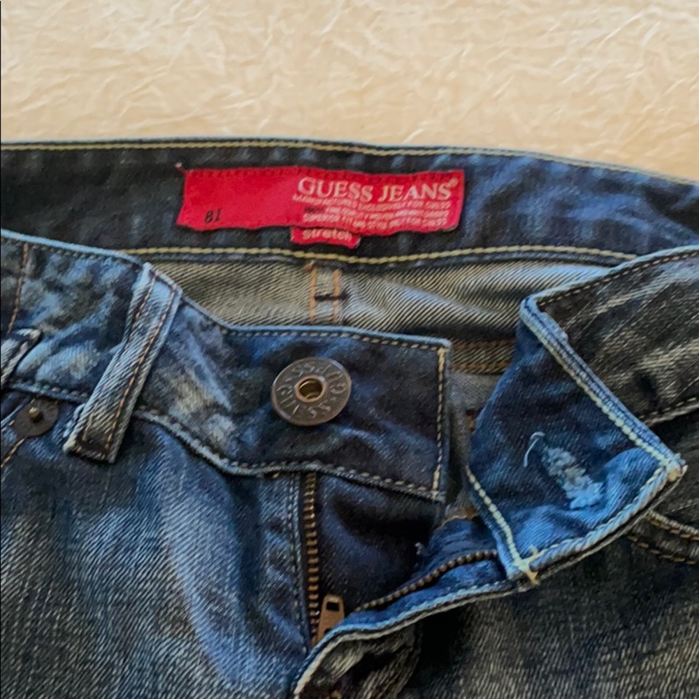 Guess Cuffed jeans blue denim